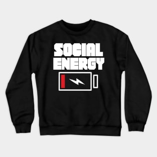 Social Energy Level Crewneck Sweatshirt